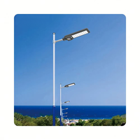 Lampadaire solaire 200W en ABS, étanche IP65, LED avec télécommande pour usage routier