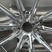 Jantes monobloc personnalisées en alliage à rayons multiples concaves profonds CF3-FF forgées 18 19 20 pouces 5X112 5X120 chromées pour voitures de course