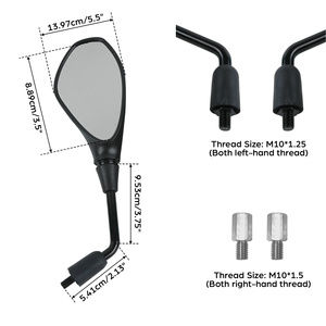 กระจกมองหลัง tcmt เหมาะสำหรับดูคาติ M620 M695 M696 M800 <span class=keywords><strong>M900</strong></span> XF-402มอนสเตอร์1100 - Product Image 4