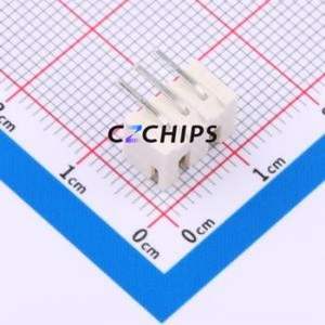 HCZZ0139-3 Wire-to-Board Pin Header Bent Lead Through Hole,P=2.54mm Connector 1x3P 2.5mm Right Angle Insert XH - Product Image 2