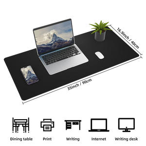 Grand tapis de souris de jeu en cuir personnalisé avec design couleur, étanche, résistant aux rayures, pour les jeux sur ordinateur et de bureau - Product Image 6