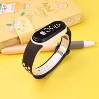 Jam Tangan Elektronik Digital LED Unisex Kasual Tahan Air Layar Sentuh LED Warna Ganda Oval Baru 2025 untuk Wanita Pria Anak Pelajar