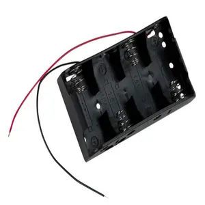 C cell battery holder, C supporto della batteria, 4 * C Supporto Della Batteria con Rosso/Nero Cavi di Legare