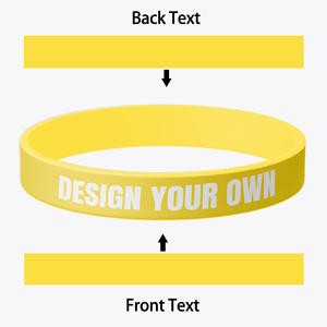 Сбор средств силиконовые браслеты, поддержка вашего дела. Пользовательские цвета и отпечатанное сообщение. Доступный инструмент осведомленности. - Product Image 2