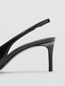 Sandalias <span class=keywords><strong>NMG</strong></span> para Mujer, Nueva Colección de Otoño, Piel Sintética, Hebilla Metálica, Punta Puntiaguda, Tacón Alto Delgado de 6 cm, Antideslizantes, Estilo Muller - Product Image 3