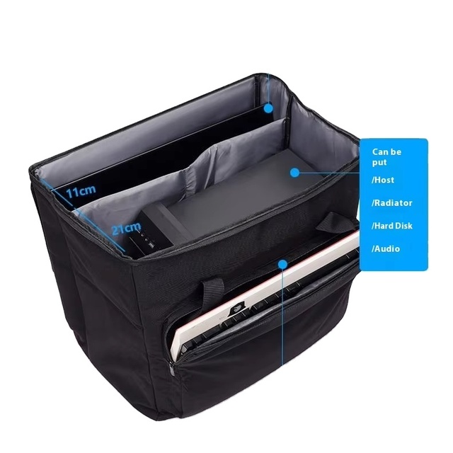 Oxford Trolley Feature Desktop Computer Bag Special Purpose Monitor Host Storage Case