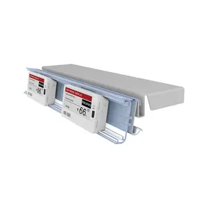 Meethope-estantes de metal para tira de riel esl, soporte electrónico para etiquetas de precio, 30mm H