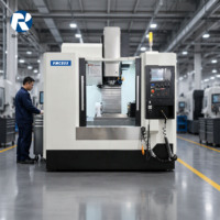 Centre d'usinage vertical CNC robuste VMC855 FANUC BT40 8000 tr/min, ATC simple haute précision 24T, structure en fonte HT300 pour moules