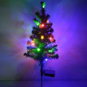 Luci LED Solari IP65 per Albero di Natale, da Esterno, in Materiale ABS, con Picchetto per Giardino, per Vialetti e Prati - Product Image 3