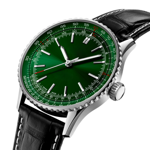 Reloj <span class=keywords><strong>de</strong></span> Cuarzo Mecánico <span class=keywords><strong>de</strong></span> Acero Inoxidable con Esfera Simple y Regla Deslizante <span class=keywords><strong>de</strong></span> la Serie <span class=keywords><strong>de</strong></span> Aviación Deportiva Retro <span class=keywords><strong>de</strong></span> Lujo para Breitling - Product Image 4