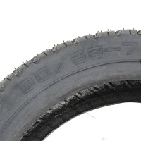 Pneus pour trottinettes électriques, pneus tubeless 80/55-7, résistants à l'usure et durables, pneus épaissis de 7 pouces pour vélos d'équilibre