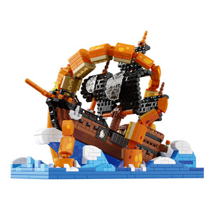 Blocs de construction Pirates des Caraïbes, modèle éducatif, jouet d'assemblage pour enfants, Kit de construction en plastique My97092 - Product Image 3