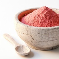 Direct oplosbaar vitamine C-rijk poeder voor smoothies, shakes en voedingsdranken van gevriesdroogd aardbeipoeder