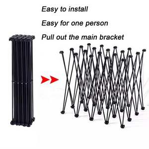 Exhibidor Publicitario Portátil de Aluminio con Diseño Personalizado, Banner Retráctil de Tela para Ferias Comerciales - Product Image 3