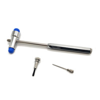 Marteau de percussion en acier inoxydable OEM à prix d'usine, tête en caoutchouc de silicone, certifié CE, multifonctionnel pour neurodiagnostic
