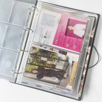 Album de cartes A4+ blanc personnalisé en PP imprimé UV, marque Archivalpro, avec 2/4 pochettes pour cartes photo et cartes à collectionner de 6/8 pouces