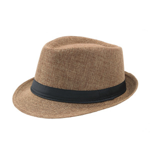 Sombrero Fedora para hombre Sombreros de ala corta clásicos Sombrero de Panamá de playa de verano para hombres y mujeres - Product Image 5