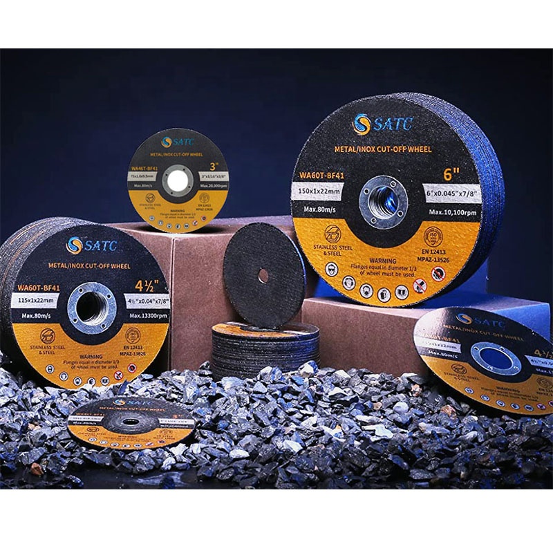 Агрессивный режущий диск SATC для металла/нержавеющей стали/INOX-4-1/2x.045x7/8 дюйма