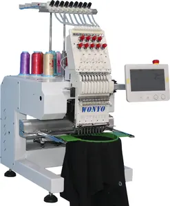 Machine de broderie à 9 aiguilles, tête unique