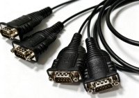 Adaptateur USB vers 4 ports série RS232 avec chipset FTDI compatible avec Win & Mac, prend en charge Win 11, 10, 8, 7, L.