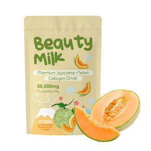Colágeno Instantáneo en Polvo de Alta Calidad, Sabor Original, con Jugo de Melón Cantalupo, en Caja, para Adultos, Iluminador y <span class=keywords><strong>Saciante</strong></span> - Product Image 4