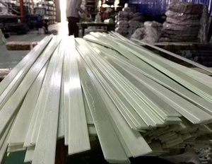 Tira de fibra de vidrio epoxi fuerte, tiras de fibra de vidrio transparentes compuestas de fibra de vidrio, barra plana de fibra de vidrio epoxi, extremidades de arco para arco - Product Image 1