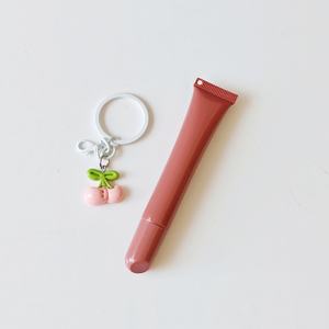 หลอดบีบพลาสติกแบบกำหนดเองสำหรับลิปบาล์มพร้อมพวงกุญแจ ครีมบำรุงผิว โลชั่น <span class=keywords><strong>10</strong></span> มล. บรรจุภัณฑ์หลอดพลาสติกนิ่มแบบบีบได้ - Product Image 2