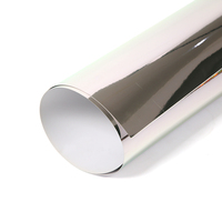Papier métallisé sous vide argenté 80gsm sur mesure, revêtement simple face pour cigarettes Out-packs et utilisation industrielle alimentaire