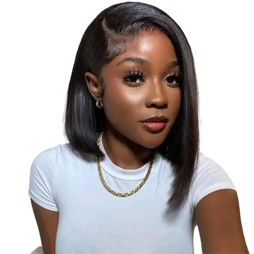 Top selling short bob wig lace front mink Brazilian human hair vendor wholesale real 100 virgin human hair wigs for black women