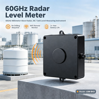 Jauge de niveau sans fil à radar à ondes millimétriques, moniteur de niveau de liquide sans contact pour les réservoirs IBC et les réservoirs de stockage