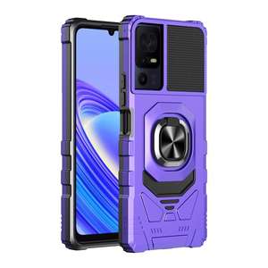 Vente chaude Béquille Anneau Titulaire Antichoc Armure Téléphone Cas pour <span class=keywords><strong>TCL</strong></span> <span class=keywords><strong>40SE</strong></span> - Product Image 2