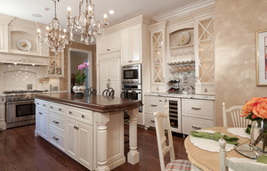 Armoire murale blanche antique, unité de rangement en bois, îlot de <span class=keywords><strong>cuisine</strong></span>, armoires de <span class=keywords><strong>cuisine</strong></span> prêtes à assembler - Product Image 4