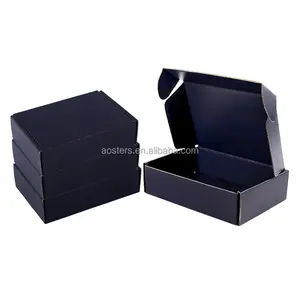 Marca personalizada reciclado simples papelão sapato caixas papelão ondulado embalagem caixa para camisola