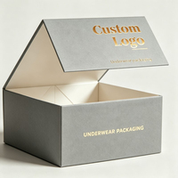 Boîtes magnétiques de luxe haut de gamme en gros avec logo estampé or pour emballage de vêtements, chaussures et articles de mode en carton