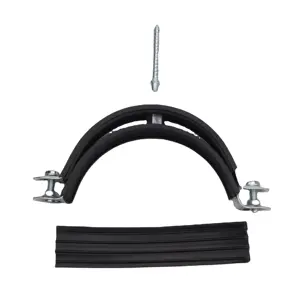 BZ-047 morsetti professionali R-clamp p tipo clip fascette stringitubo rivestite in gomma tubo rivestito c