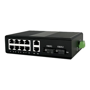 Omenput מלא NF1008K-2L-2F-I מתג poe תעשייתי מלא ג 10 יציאה 10/100/1000mbps rj45 אדפטיבית 2*1000 qos - Product Image 1