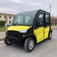 Véhicule Électrique Compact 4 Places pour Patrouilles de Croisière, Autonomie 80 km, Idéal pour Communautés, Parcs, Zones Industrielles, Suspension Indépendante Arrière McPherson