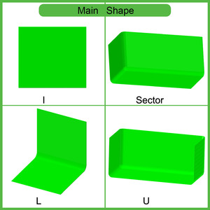 Module de jonction en L sans peinture, type Lego, facile à installer et à entretenir, pour <span class=keywords><strong>fond</strong></span> Chroma Key pour diffusion en direct - Product Image 3