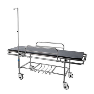 Yuekang Stretcher Trolley 200kg Load Capacity Two Large Wheels Four <b>Small</b> Wheels Customizable For Hospital Use - Product Image 1
