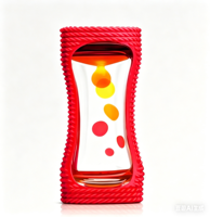 Jouet à mouvement liquide à succès avec étui en silicone, jouet sensoriel flottant coloré pour soulager le stress et décorer le bureau