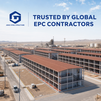 Maison modulaire préfabriquée à deux étages en structure acier Jieke de haute qualité pour bureaux modernes et camps de travail – Vente en gros