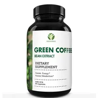 OEM/ODM sıcak satış doğal ham yeşil kahve çekirdeği özütü zayıflama sert kapsül yağ yakıcı takviyesi kilo kaybı için