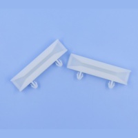 Rail de guidage de carte PCB en nylon en plastique de type poussoir d'usine de la Chine