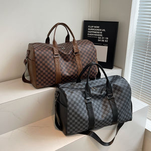 लक्जरी चमड़े के डफ़ल डिजाइनर उच्च गुणवत्ता वाले pसप्ताहांत वाटरप्रूफ महिला पुरुष कस्टम लोगो डफ़ल यात्रा बैग - Product Image 6
