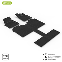 Tapis de sol de voiture imperméable en TPE, 3 rangées, couverture complète, tapis de voiture intérieur sur mesure pour Toyota Alphard 2008-2015