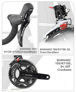 Bicicleta de Carretera Cyclone, Bicicleta de Carreras de Carbono Completo, 24 Velocidades, Frenos de Disco, Grupo de Cambio Mecánico, <span class=keywords><strong>Pedales</strong></span> Ordinarios, 700c - Product Image 3