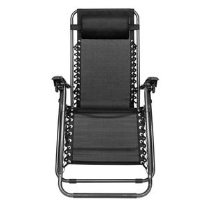 Silla de Gravedad Cero para Exteriores DB Infinity, Paquete de 2, Reclinable Plegable Ajustable con Bandeja para Almohada, para Uso en la Playa - Product Image 5