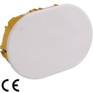 Caja para placas de yeso - soporte para placas de yeso de 100x160x46 mm, tapa a presión, ideal para instalación en construcciones - Product Image 1