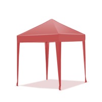 Carpa Plegable de Cuatro Patas para Publicidad Exterior, 2x2m, Reforzada, de Poliéster, para Eventos Grandes en Interiores/Exteriores