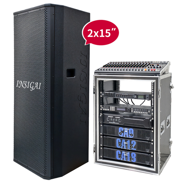 Custom Active Passive Speaker Professional Full Set 12 15 18 Dual 15 Inch Events Weddings Stage pa System Professional Speakers